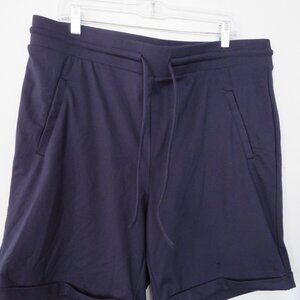 Jones & Co pull on sport shorts XL Navy